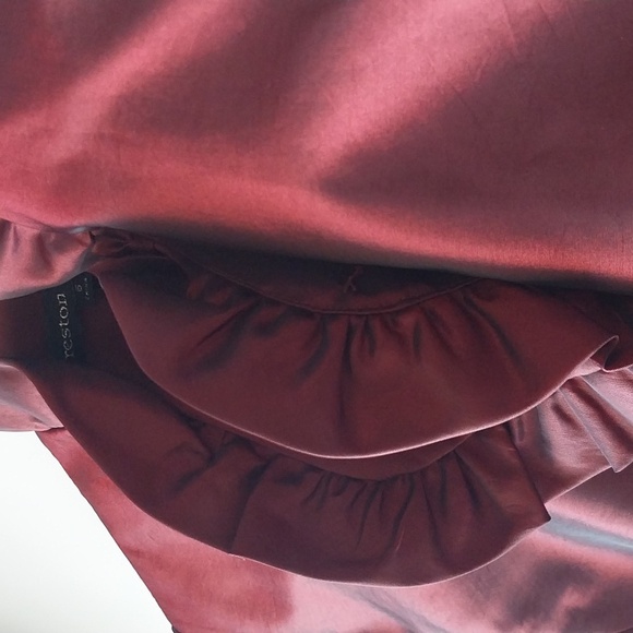 RUBY RED PRESTON YORK Evening JACKET  Satiny Dressy Size 6 - Picture 9 of 11